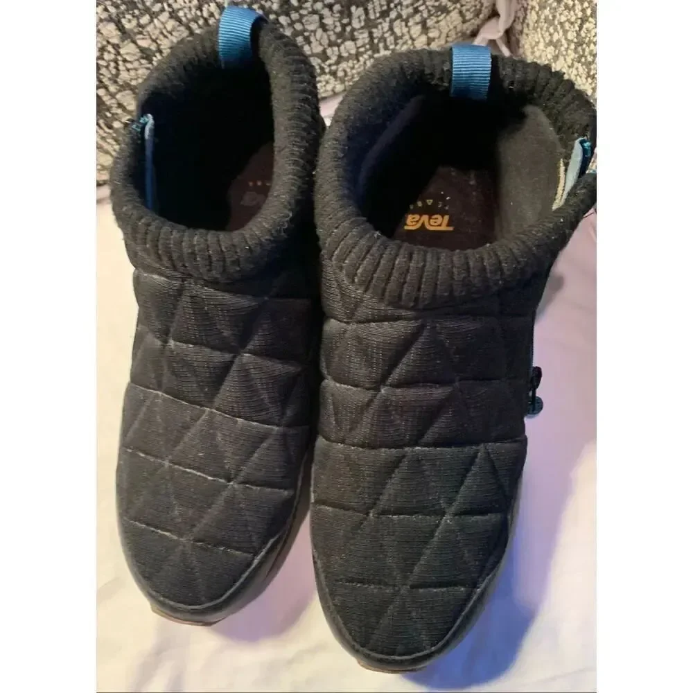 Teva ReEMBER Mid black ankle Boottie BOOTS Men’s sz 10